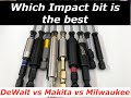 Best Impact driver bits | Part 1 | Let's find out | Dewalt vs Makita vs Milwaukee | 2019