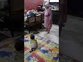 Maahir playing with dadi