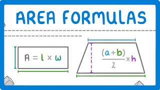 GCSE Maths  How to Find the Area of Rectangles, Parallelograms, Triangles and Trapeziums #105
