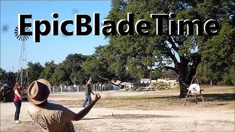 Knife Throwing Long Distance Competition 2012 - Epic Blade Time