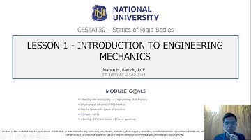 Statics of Rigid Bodies - Introduction to Engineering Mechanics