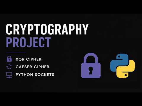 Cryptography Project in Python (Encryption, Decryption & Sockets)