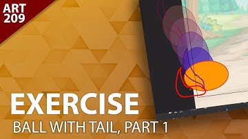 Digital Animation - Ball with Tail, part 1
