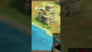 Age of Empires 2  Epic Siege and Base Destruction #viral #shorts