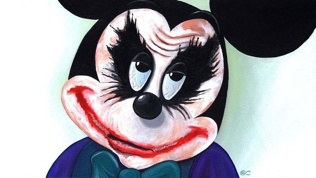 Страшный микки маус картинки