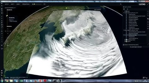 Weather and Time Data Visualization of Japan in 3D with LuciadLightspeed