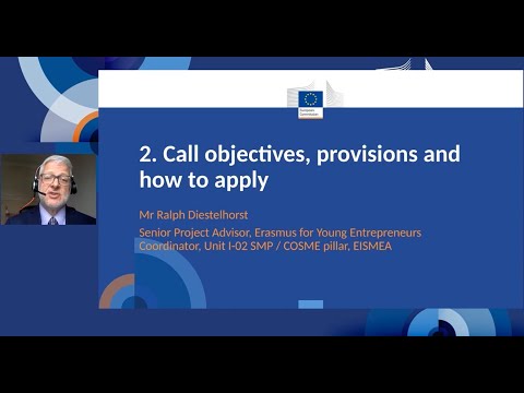 3. EYE Call Info Day 2022 - Call objectives, provisions and how to apply