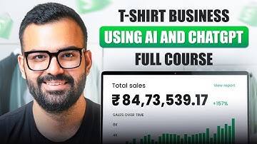How to Start a T-Shirt Business in India Using ChatGPT & AI (Step-by-Step)
