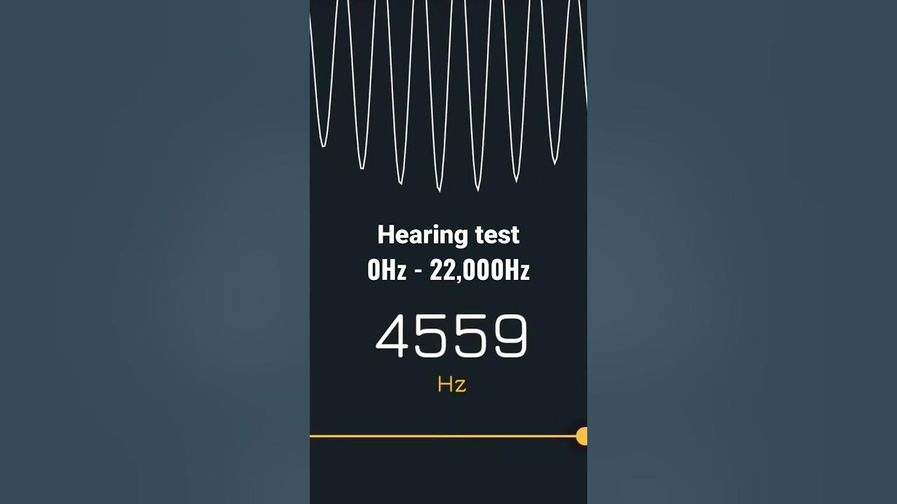 Hearing test: frequency from 0Hz - 22,000Hz #shorts