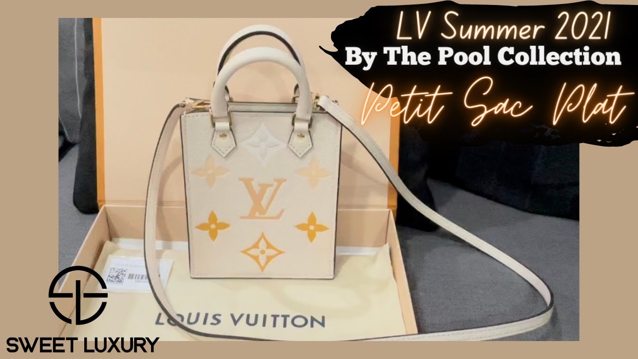 NEW Louis Vuitton Petit Sac Plat By The Pool Collection 2021 Limited Edition