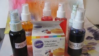 In video i will show you how to make bright , intense homemade/ diy
ink sprays with gel food coloring. link using alcohol
https://www./wa...