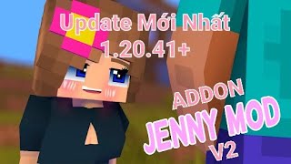 ADDON JENNY MOD V2 UPDATE | MCPE 1.20+