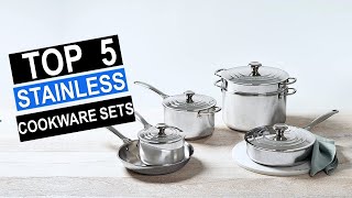 ✅Top 5 Best Stainless Steel Cookware Sets To of 2024