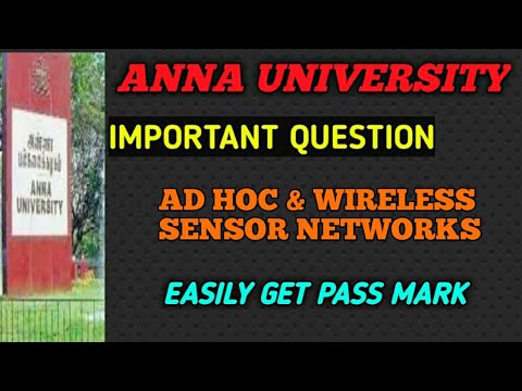 EC8702 AD HOC & WIRELESS SENSOR & NETWORKS IMPORTANT QUESTION - ANNA ...