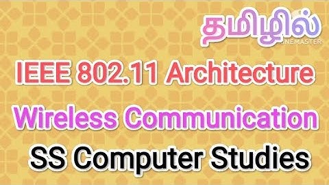 IEEE 802.11 Architecture | wireless communication,#mobilecomputing,#ieee,#architecture