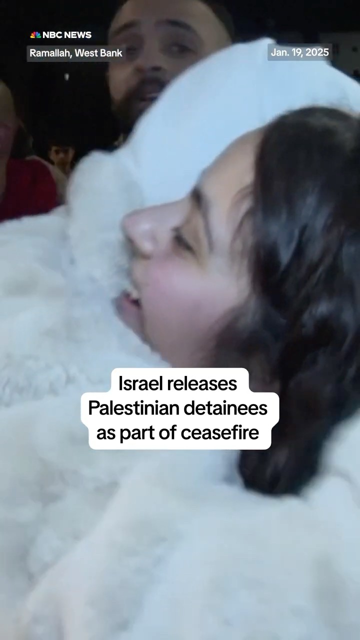 Israel releases Palestinian detainees as part of ceasefire
