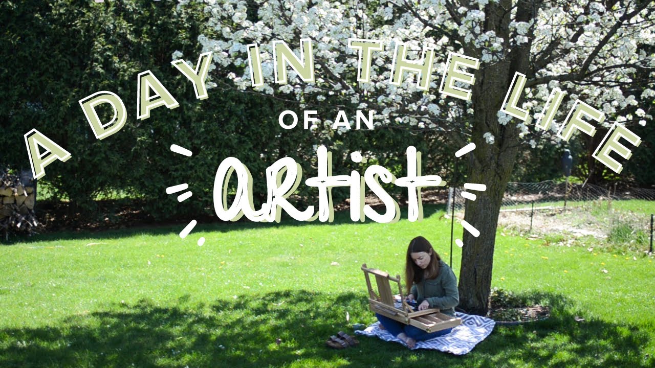 A Day in the Life of a Full-Time Artist | Art Studio Vlog 84 - YouTube