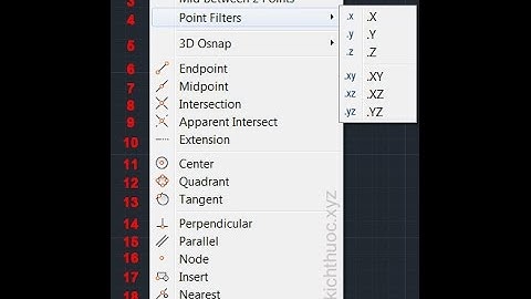 How to use object snap in autocad