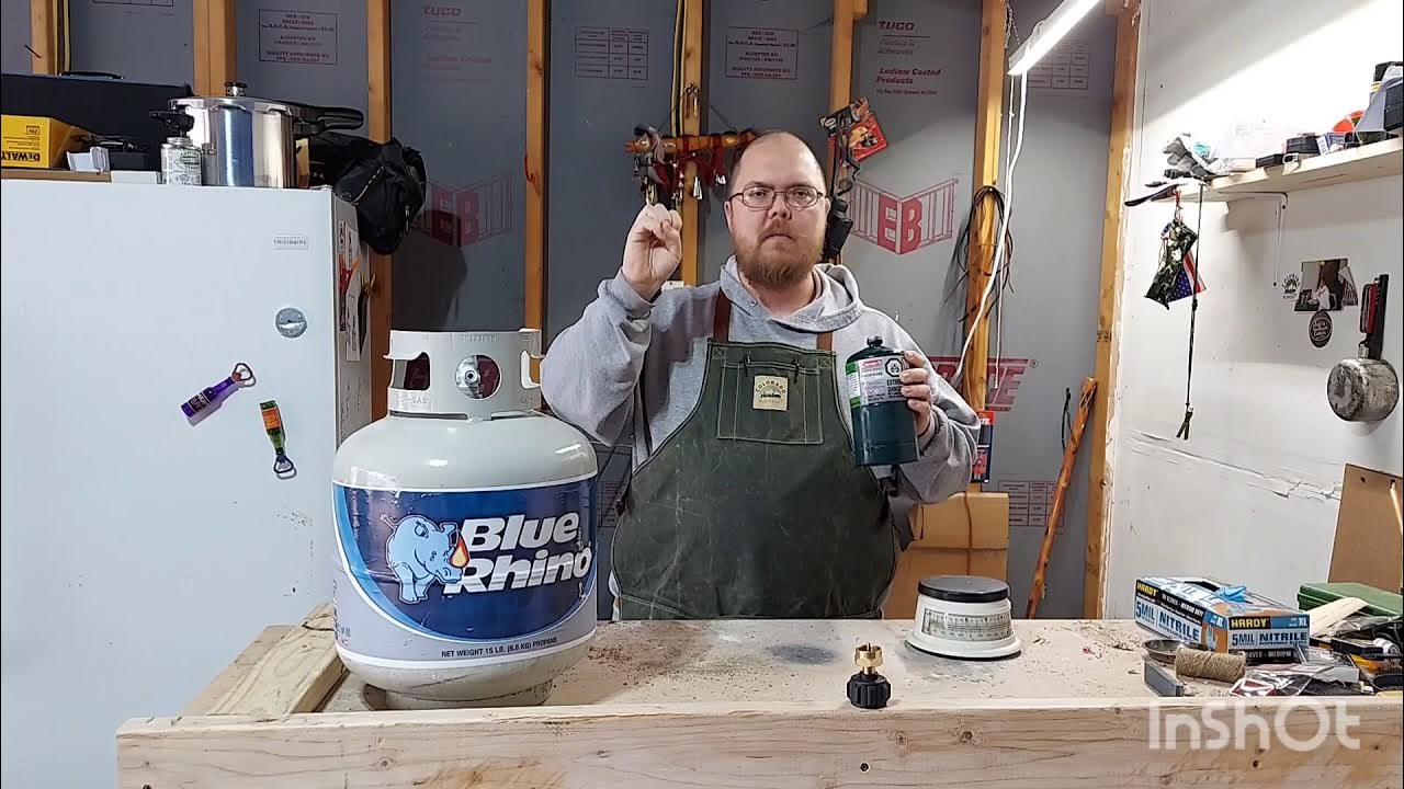 Answering Your Questions On Refilling 1 Pound Propane Tanks - YouTube