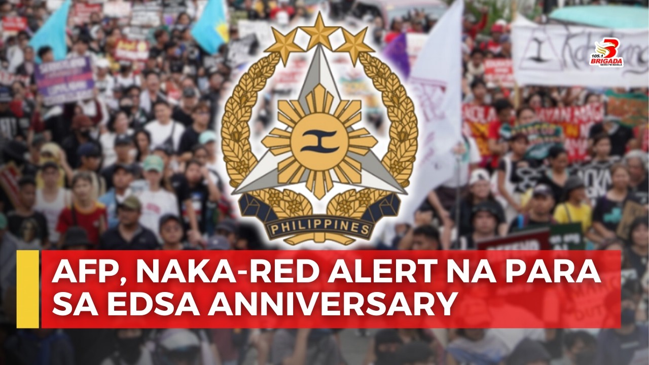 AFP, naka-red alert na para sa EDSA anniversary | via CATH AUSTRIA ...