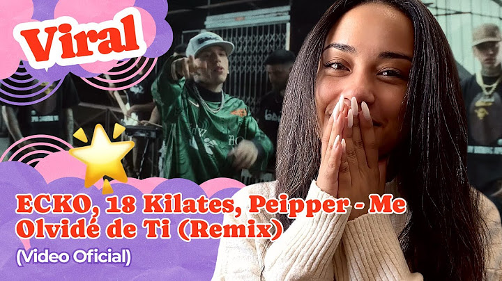ECKO, 18 Kilates, Peipper Me Olvidé de Ti (Remix) (Video Oficial) ▷ Reacción !!!