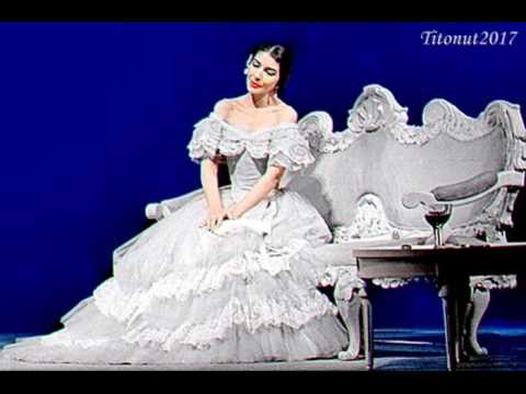 Maria Callas Incredible ! La Traviata London 1958 , Rec Private ...