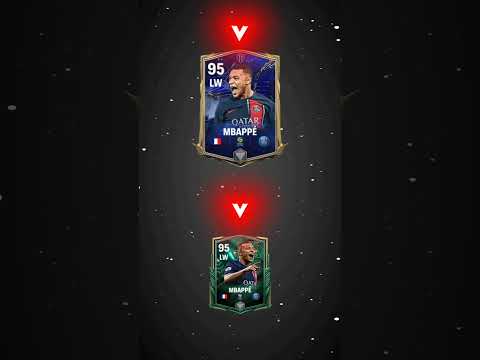 TOP 6 MEJORES CARTAS DE MBAPPE EN FC MOBILE 24 (ACTUALMENTE) #shorts