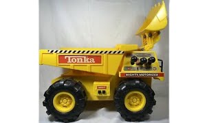 Tonka Dump Truck Front End Loader Mighty Motorized Construction Vintage 2000