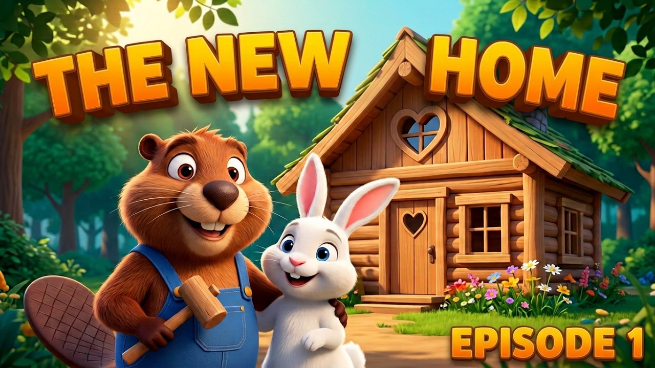Billy the Beaver : The bunny's new home 🏡🐰 | Children's stories - YouTube