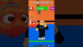 Chef In Nemo Prison Run! #roblox #nemo #obby #scaryobby