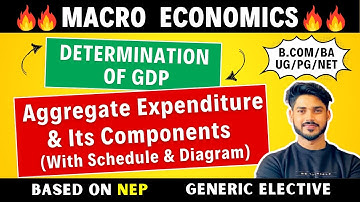 Aggregate Demand & Its Components | AD Curve in two Sector | B.Com, BA, GE, DU