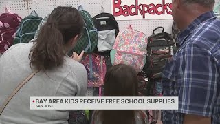 Bay Area kids receive free school supplies