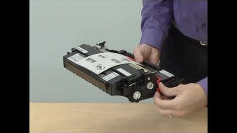 Lexmark XM5163 - Replacing the Imaging Unit