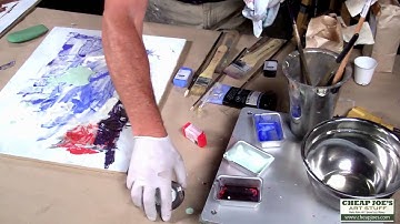 Andy Braitman Encaustics Painting Part 2