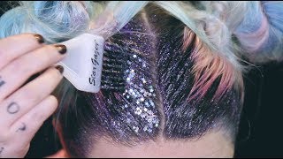 Stargazer Presents...Festival Glitter Parting Hair Tutorial