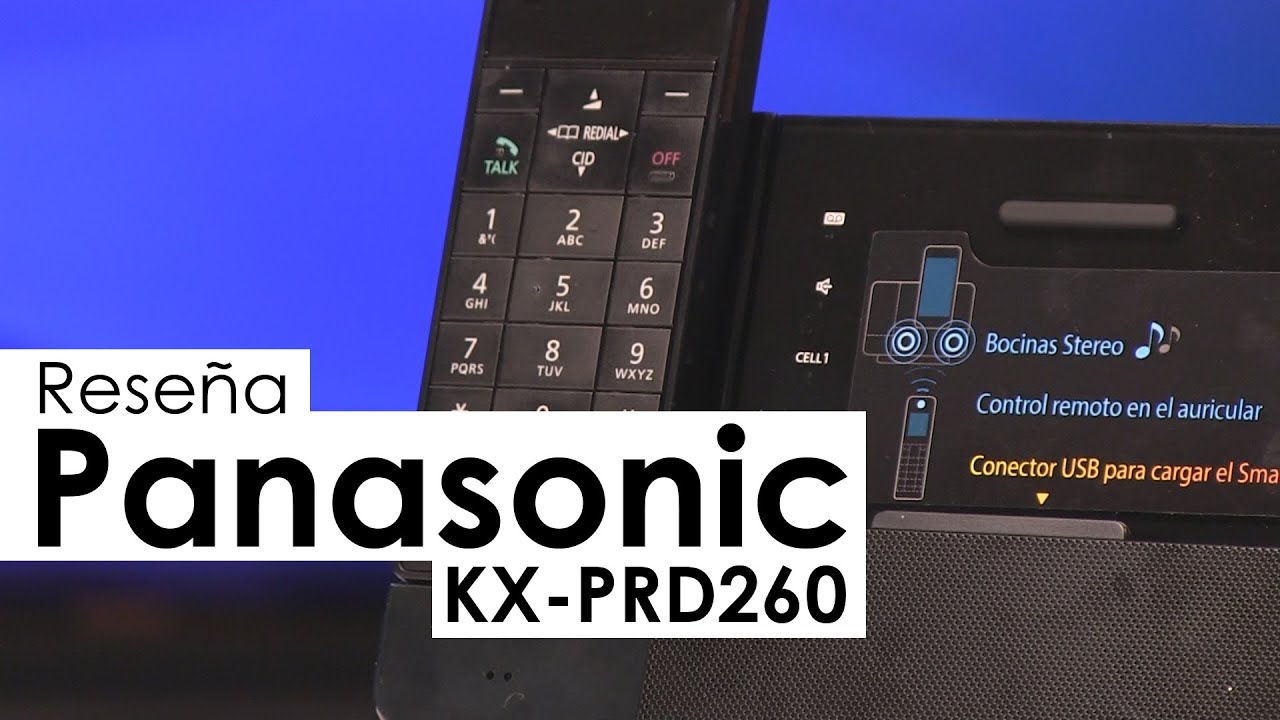 Conoce el teléfono inalámbrico KX-PRD260 con Bluetooth de Panasonic