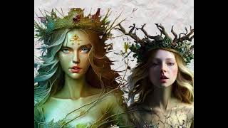 16 Fantasy Nymph Clipart - Mythology Spirit - 300 dpi - 4096px - Mystical - PNG - Transparent