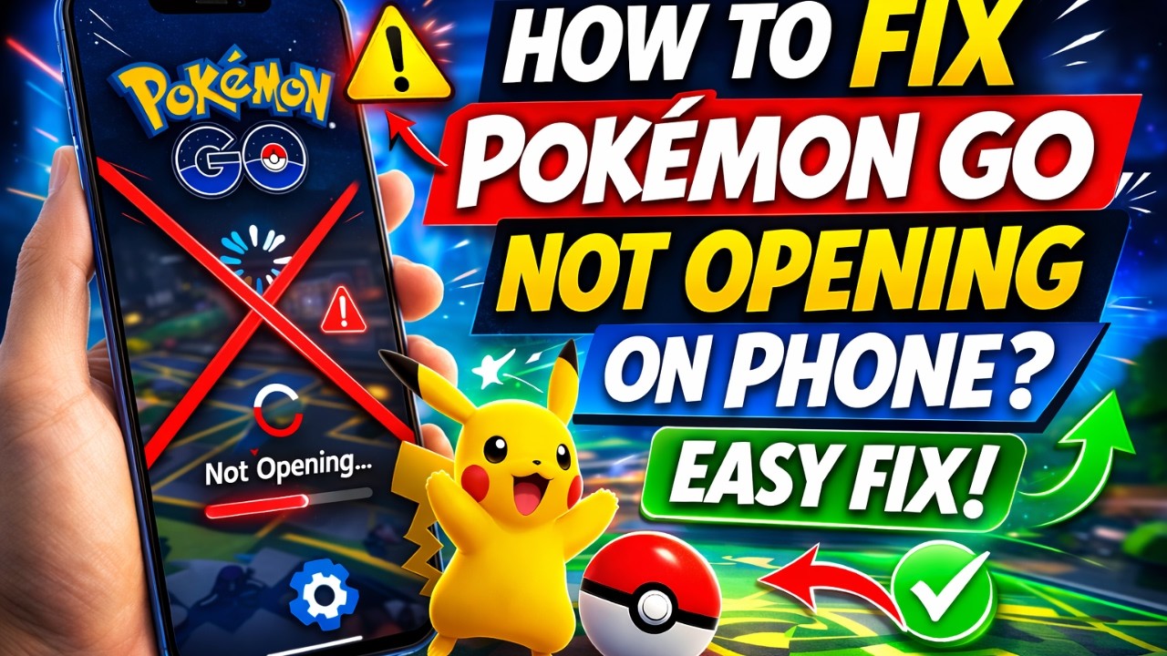 How To Fix Pokémon GO Not Opening On Android (2026) - YouTube