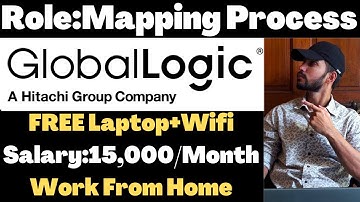 Global Logic Mapping Process Work From Home Jobs 2022 | Work From Home Jobs | Jobs For Freshers