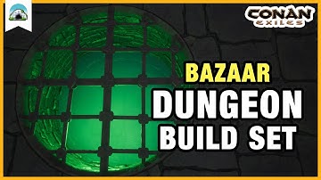 Lost Dungeon Building Set: Build Your Own Dungeon - Bazaar Showcase | Conan Exiles