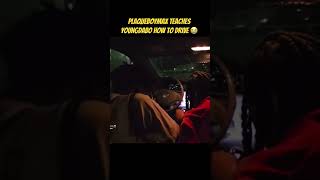 PlaqueboyMax teaches Young Dabo how to drive #plaqueboymax #youtubeshorts