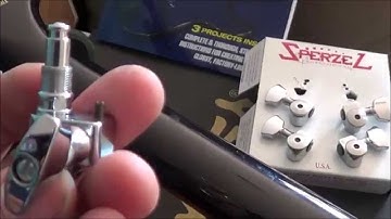 BC Rich Project Video Journal- Installing Sperzel Tuners