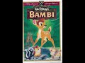 Opening &amp; Closing to Bambi 1997 VHS