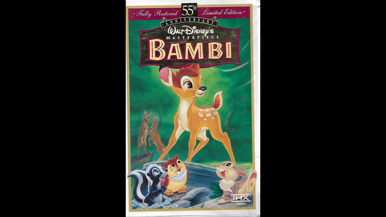 Opening & Closing to Bambi 1997 VHS - YouTube