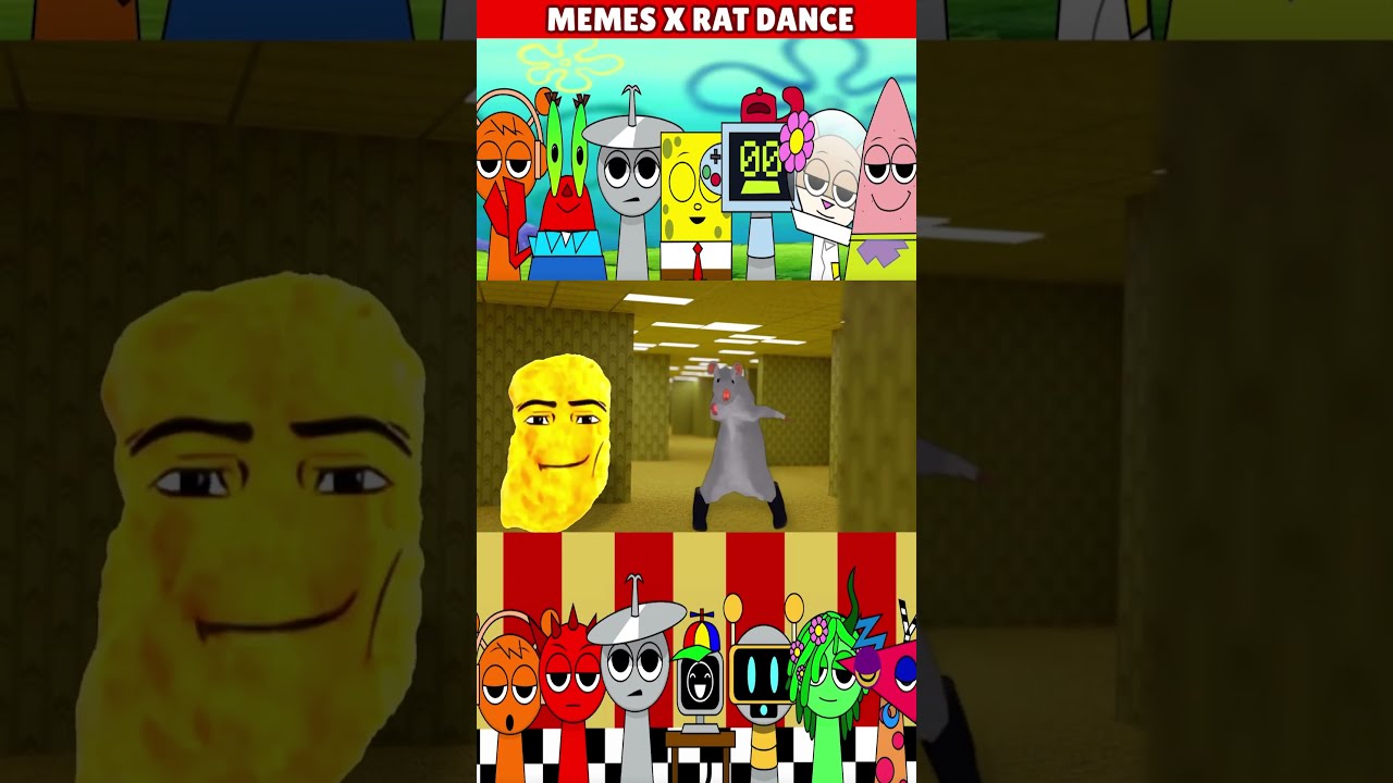 Incredibox Sprunki Memes X Rat Dance MIX VERSION 