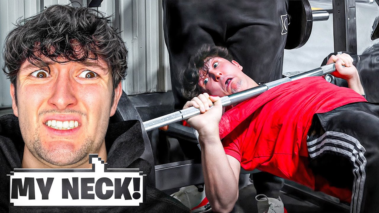 The bar fell on my neck during my workout…