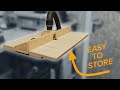 How to make a router table that fits in a small workshop