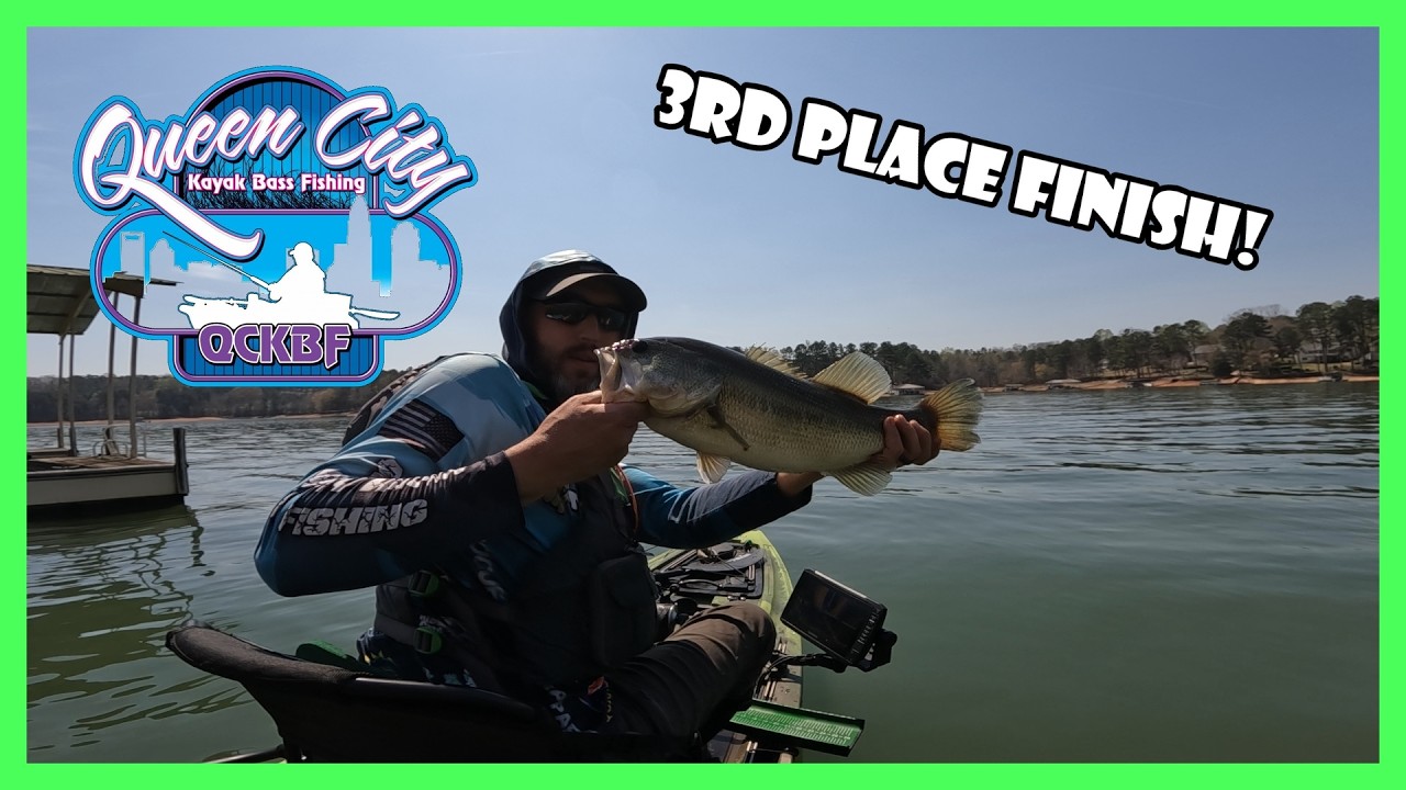 Lake Hartwell 3rd Place Finish Queen City Kayak Bass Fishing Event 2