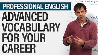 Professional English Vocabulary: Talk about your career @engvidBenjamin