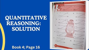 Quantitative Reasoning Solutions for Primary School|Lantern Steps Quantitative Reasoning Book 4